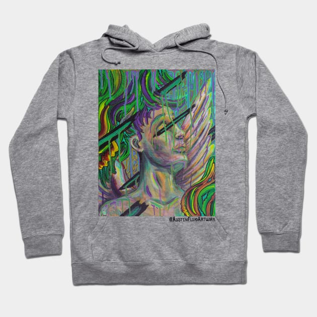 "Same as it ever was" Hoodie by Austin Floyd Artwork